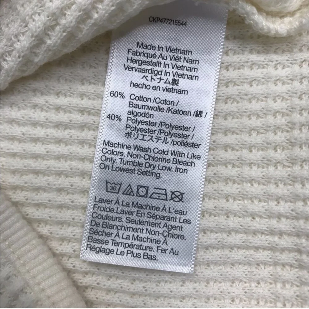 Madewell Brushed Waffle V-Neck Tee - Picture 5 of 6